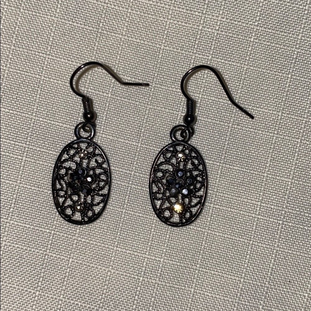 Black earrings